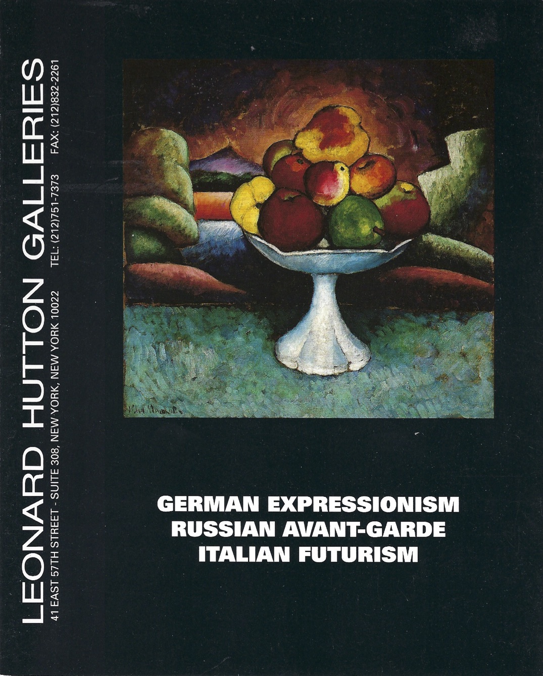 German Expressionism, Russian Avant-Garde, Italian Futurism
